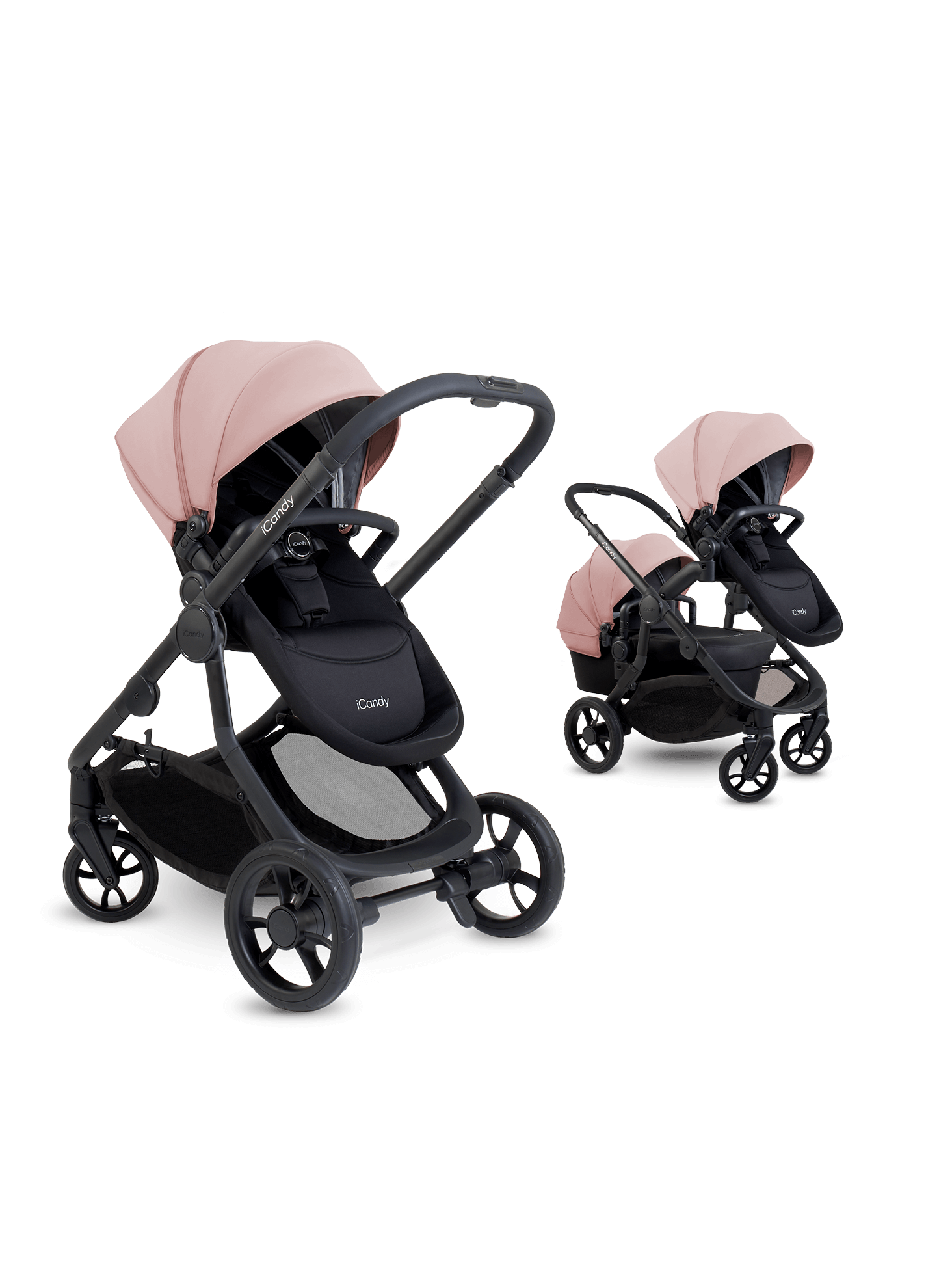 Orange 4 Rose Pushchair and Carrycot
