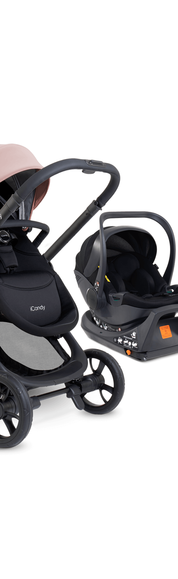 Orange 4 Rose Travel System & Car Seat