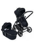 Peach 7 Black Stroller and Bassinet