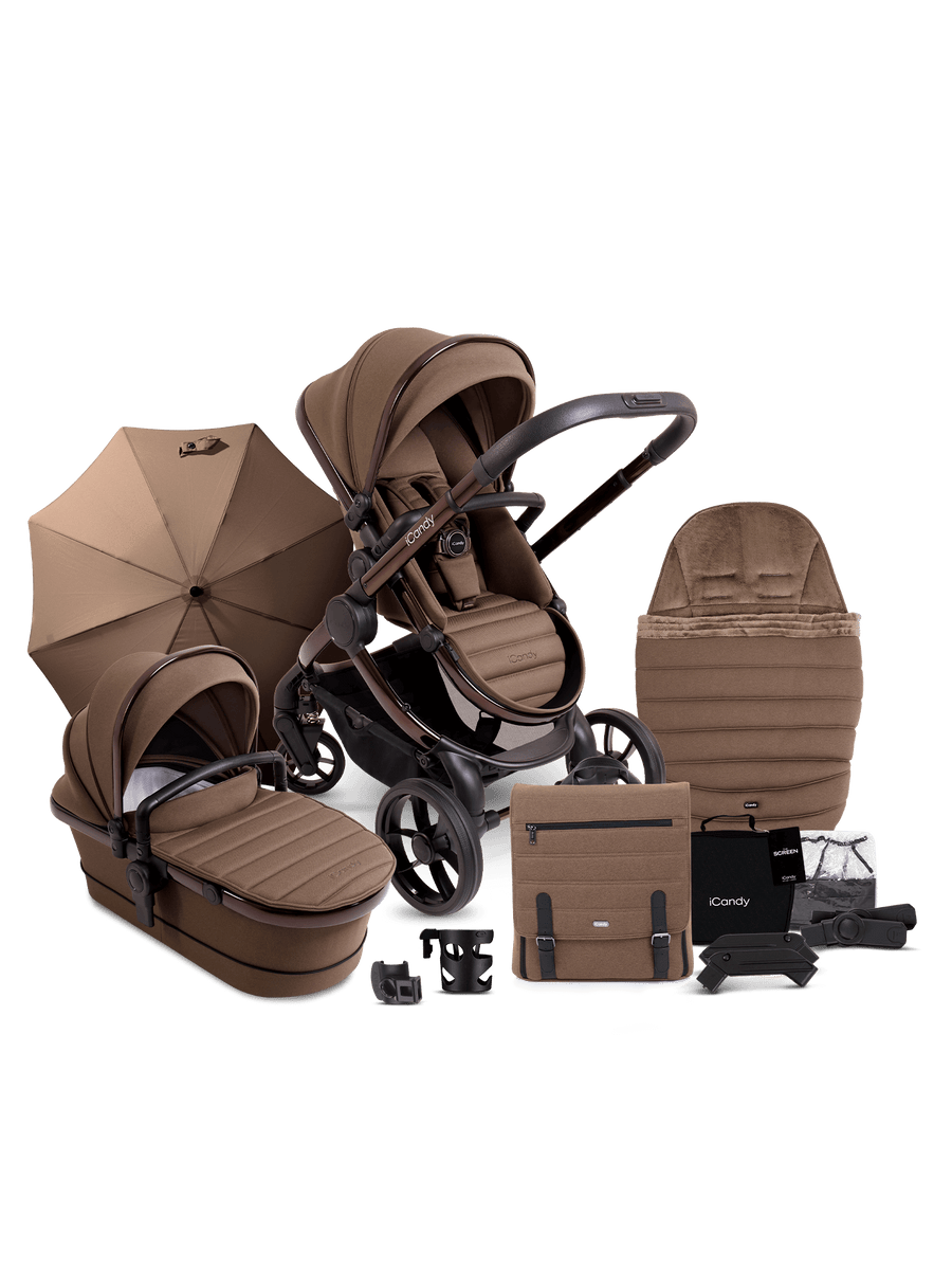 Peach 7 Coco Pushchair and Carrycot - Complete Bundle