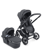 Peach 7 Dark Grey Pushchair and Carrycot