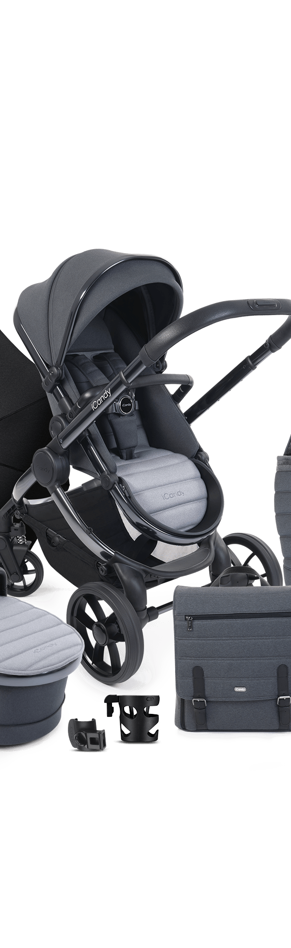 Peach 7 Truffle Pushchair and Carrycot - Complete Bundle