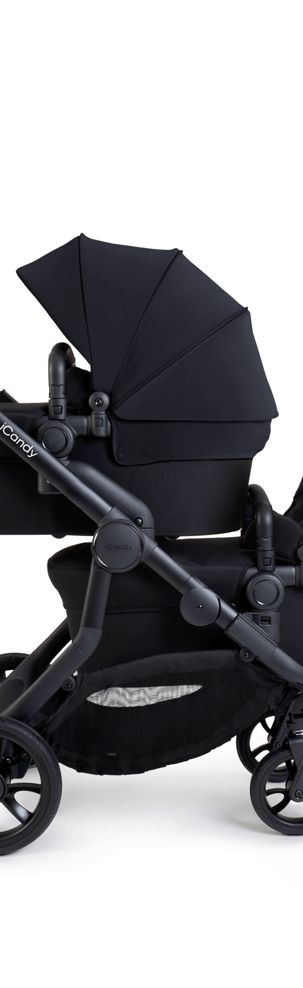 Orange 4 Black Pushchair Bundle - Twin