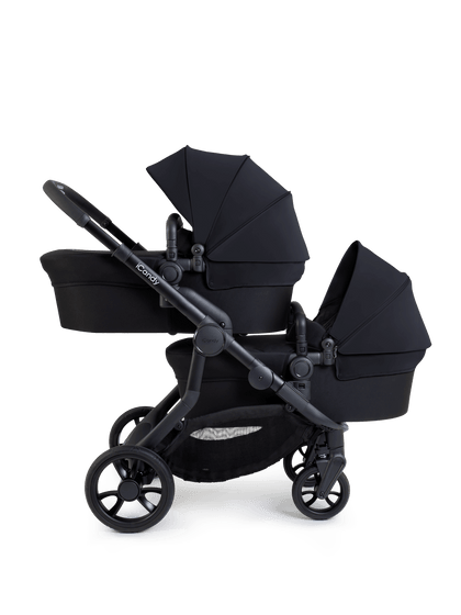 Orange 4 Black Pushchair Bundle - Twin