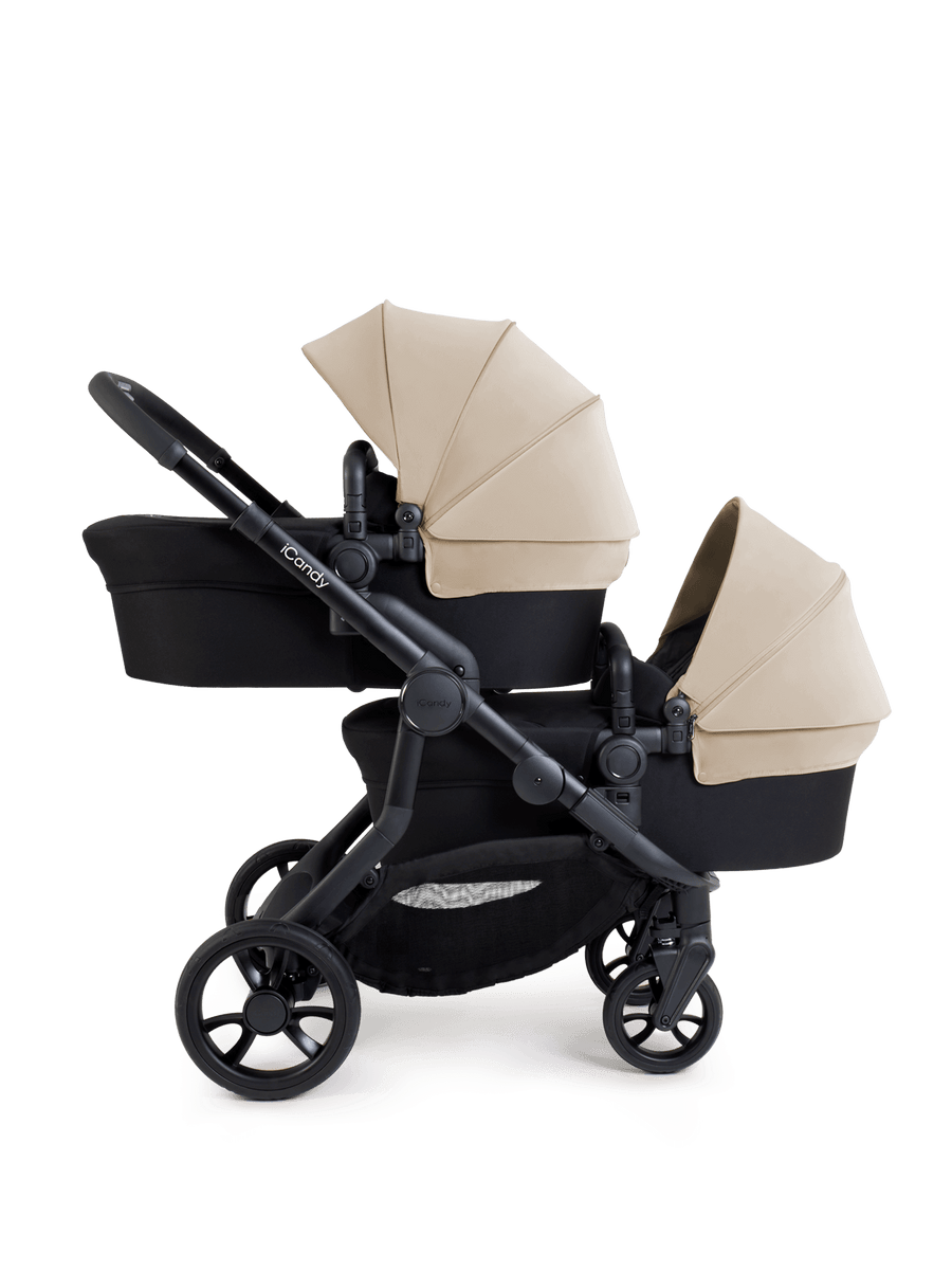 Orange 4 Latte Pushchair Bundle - Twin