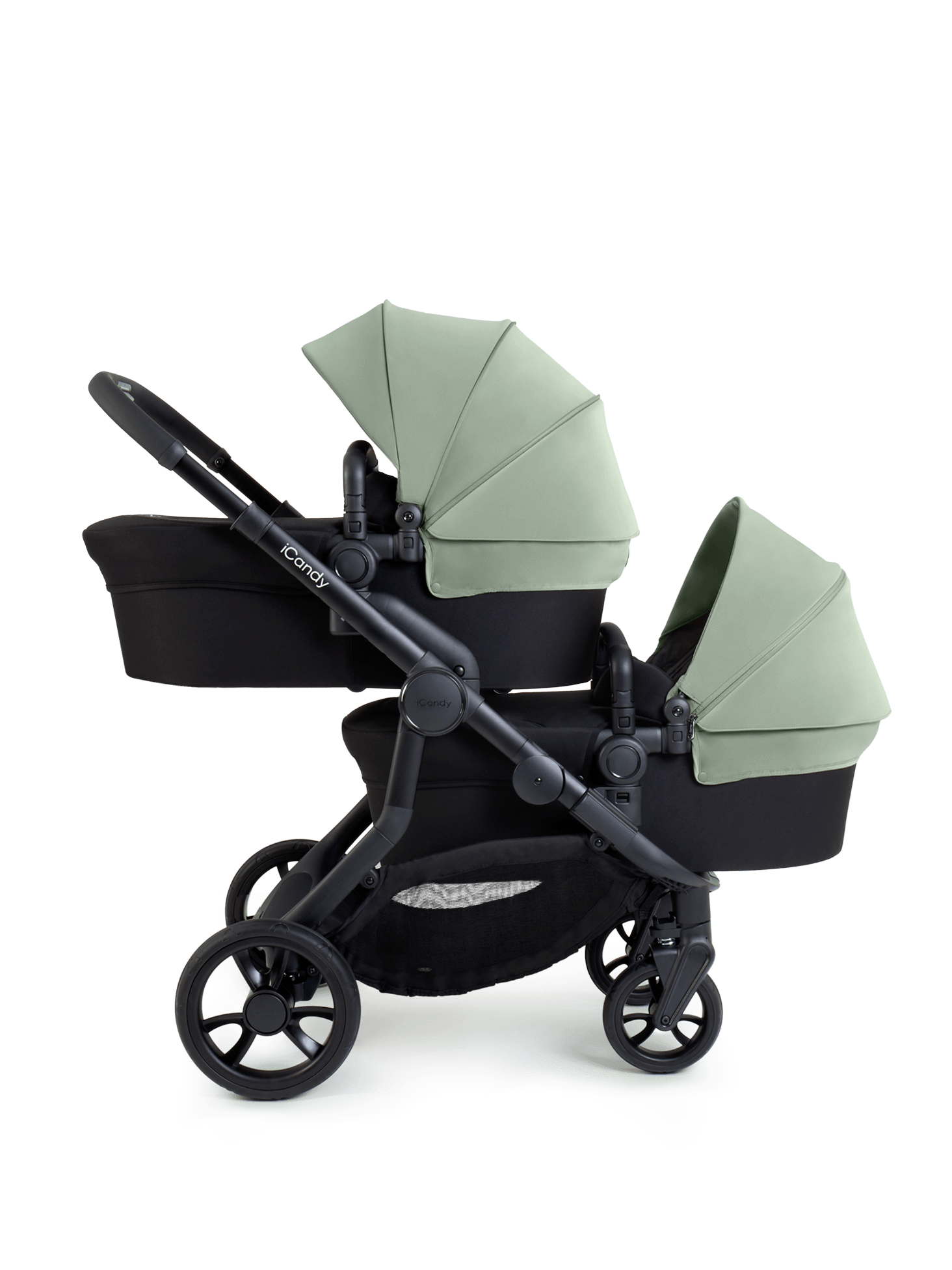 Orange 4 Pistachio Pushchair Bundle - Twin