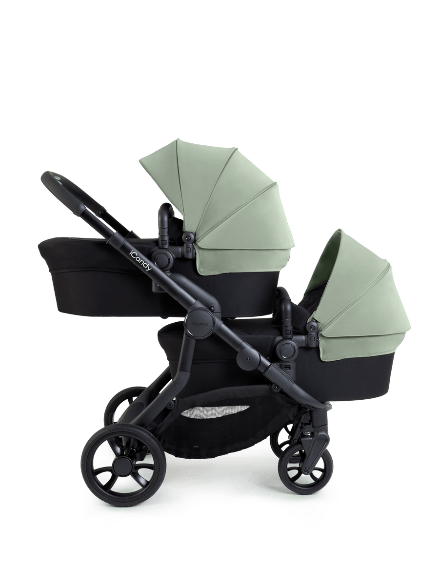 Orange 4 Pistachio Pushchair Bundle - Twin