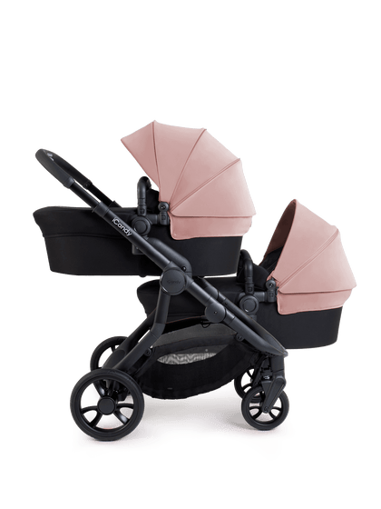 Orange 4 Rose Pushchair Bundle - Twin