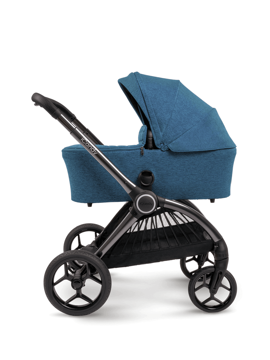 Core Atlantis Blue Pushchair and Carrycot - Car Seat Bundle