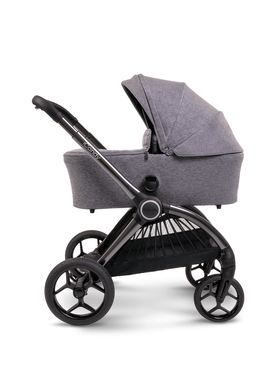 Core Light Grey Pushchair and Carrycot - Car Seat Bundle