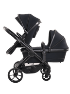 Peach 7 Black Pushchair and Carrycot - Double