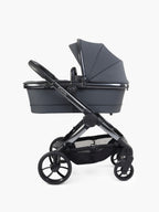 Peach 7 Dark Grey Pushchair and Carrycot - Complete Car Seat Bundle