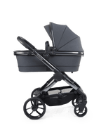 Peach 7 Dark Grey Pushchair and Carrycot