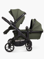 Peach 7 Ivy Pushchair and Carrycot - Double