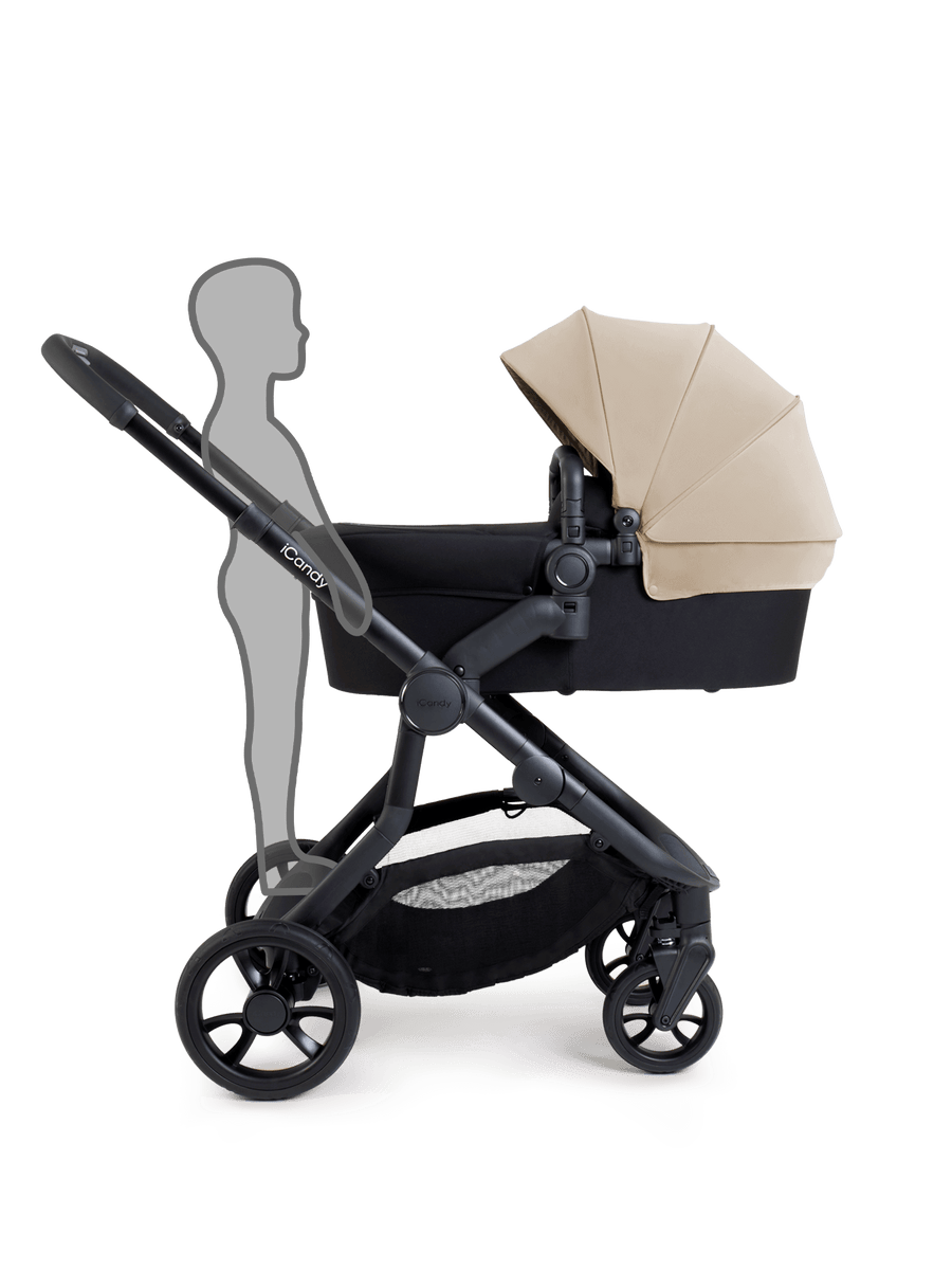 Orange 4 Latte Pushchair and Carrycot
