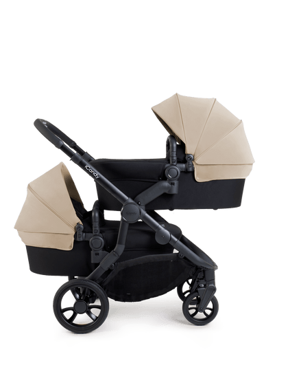 icandy orange double stroller Orange 4 Twin Pushchair Bundle - Latte