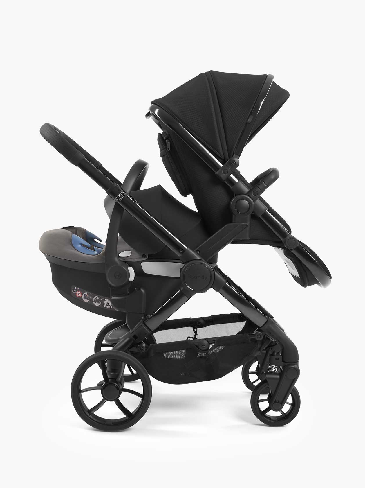 Peach 7 Designer Collection Cerium Double Pram iCandy Black Friday iCandy World