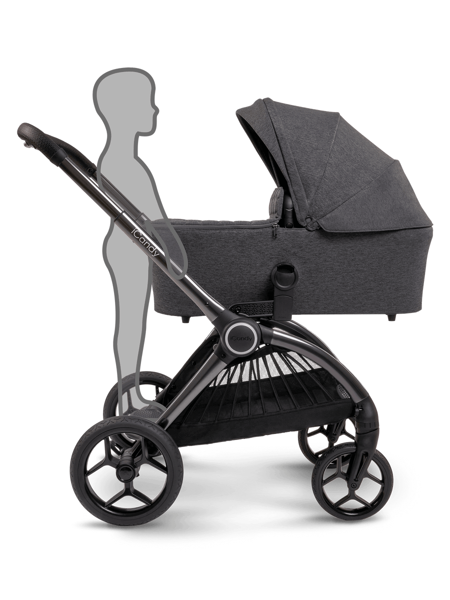 Core Dark Grey Pushchair and Carrycot - Car Seat Bundle