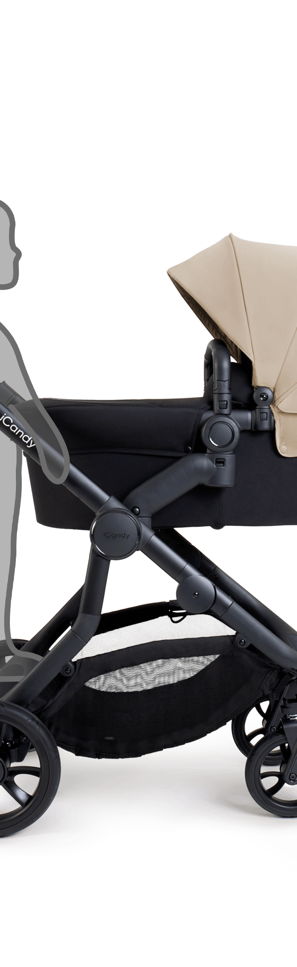 Orange 4 Latte Travel System & Car Seat