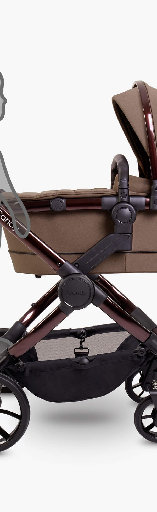 Peach 7 Coco Pushchair and Carrycot - Complete Bundle