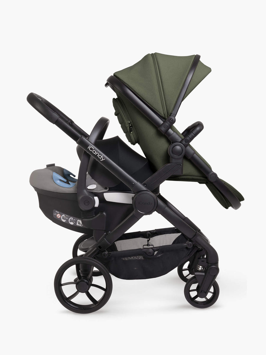 Peach 7 Ivy Pushchair and Carrycot - Double