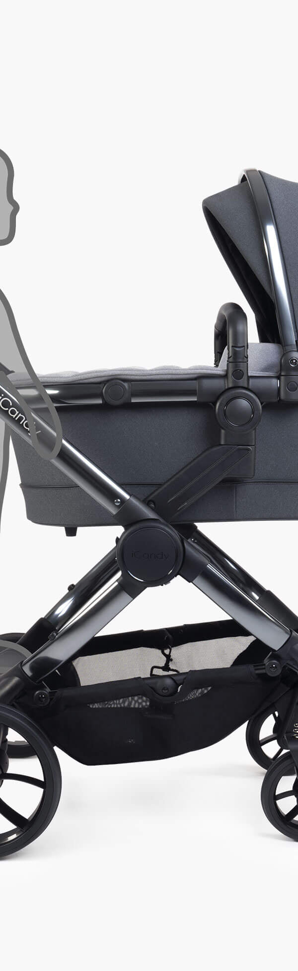 Peach 7 Truffle Pushchair and Carrycot - Complete Bundle