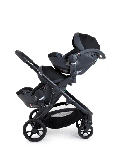 Orange 4 Rose Pushchair Bundle - Twin