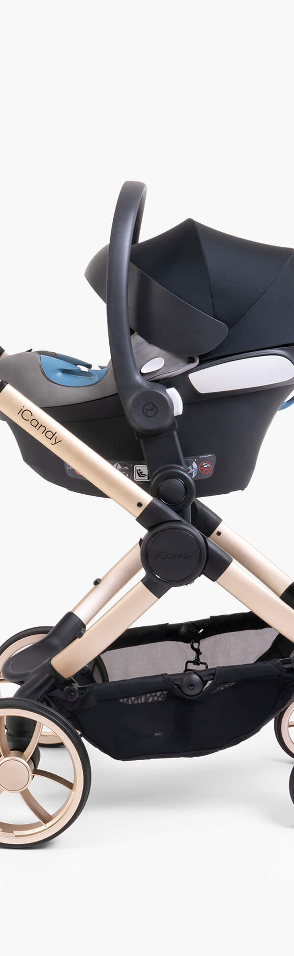 Peach 7 Biscotti Pushchair and Carrycot - Complete Bundle