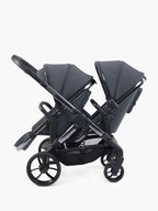 Peach 7 Dark Grey Pushchair and Carrycot - Double