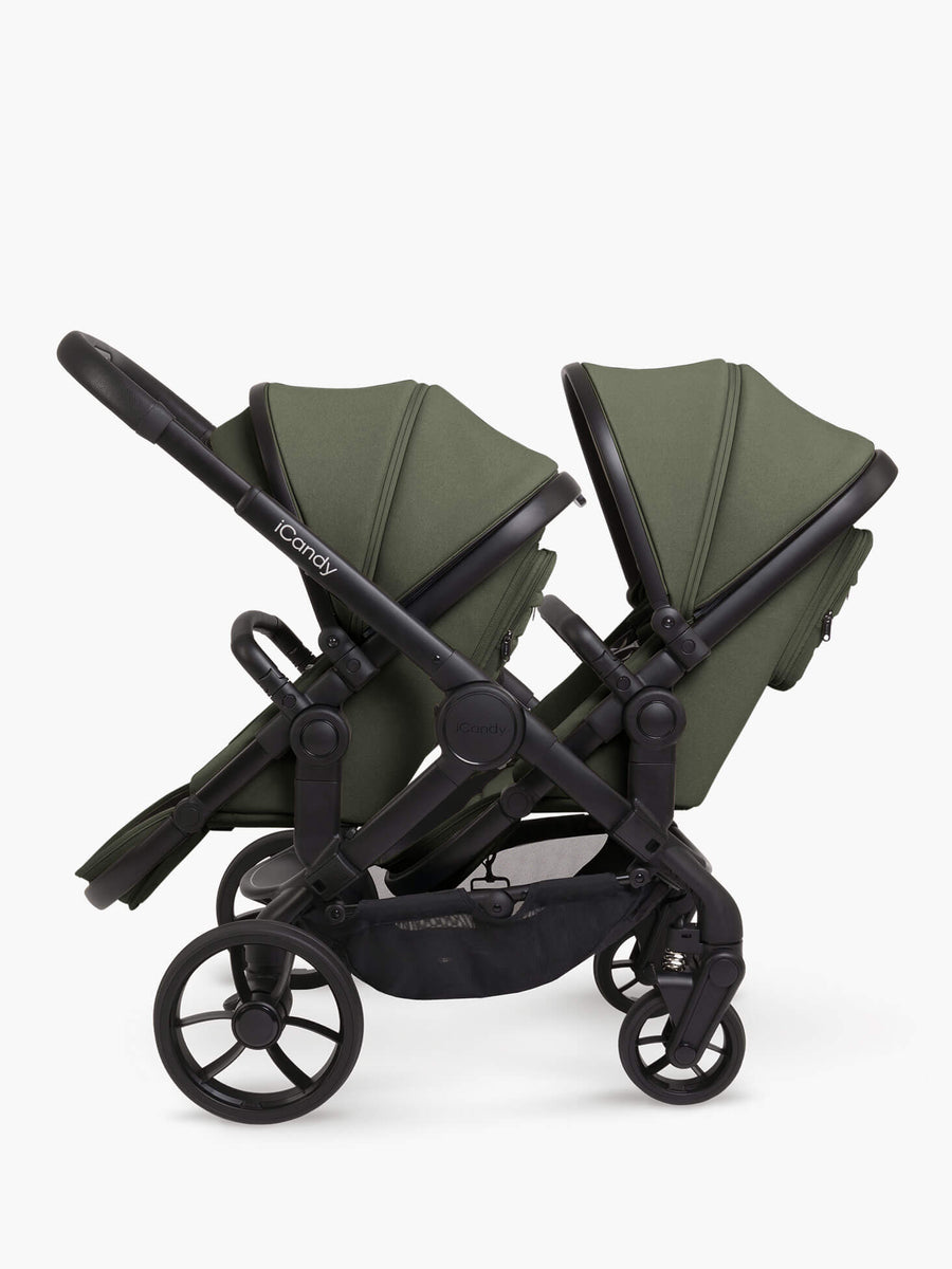 Peach 7 Ivy Pushchair and Carrycot - Double