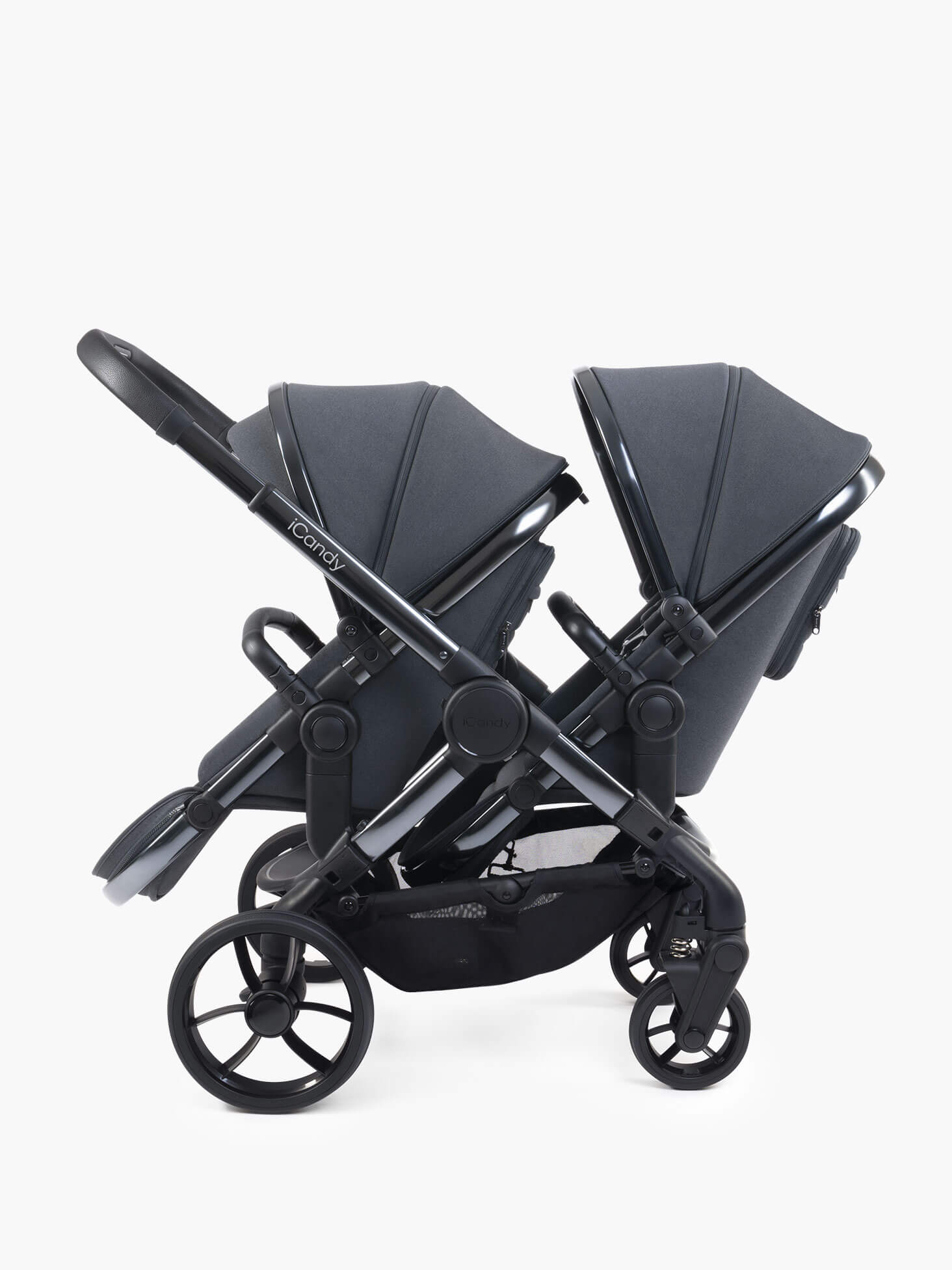 Peach 7 Double Pushchair Carrycot in Truffle iCandy iCandy World
