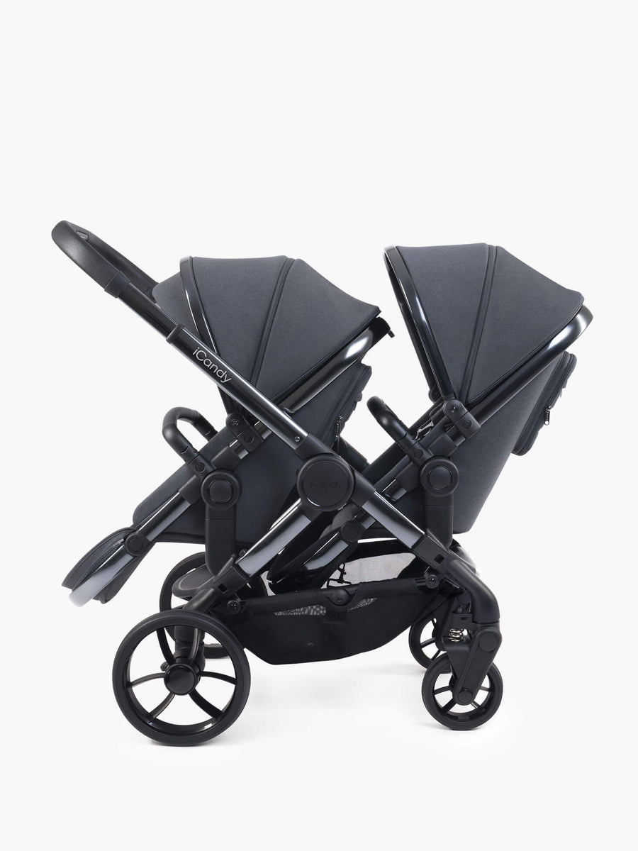 Peach 7 Truffle Pushchair and Carrycot - Double