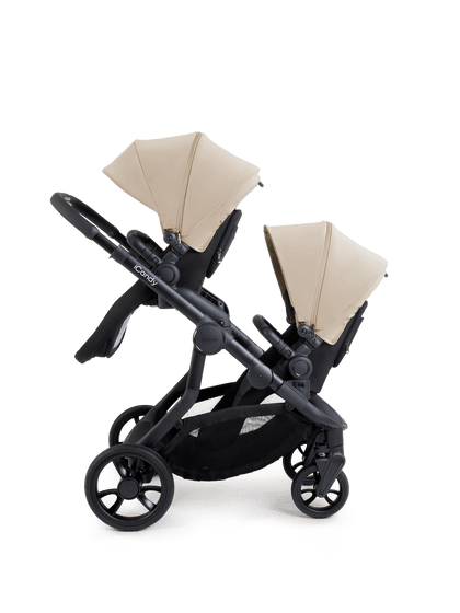 Orange 4 Latte Pushchair Bundle - Twin