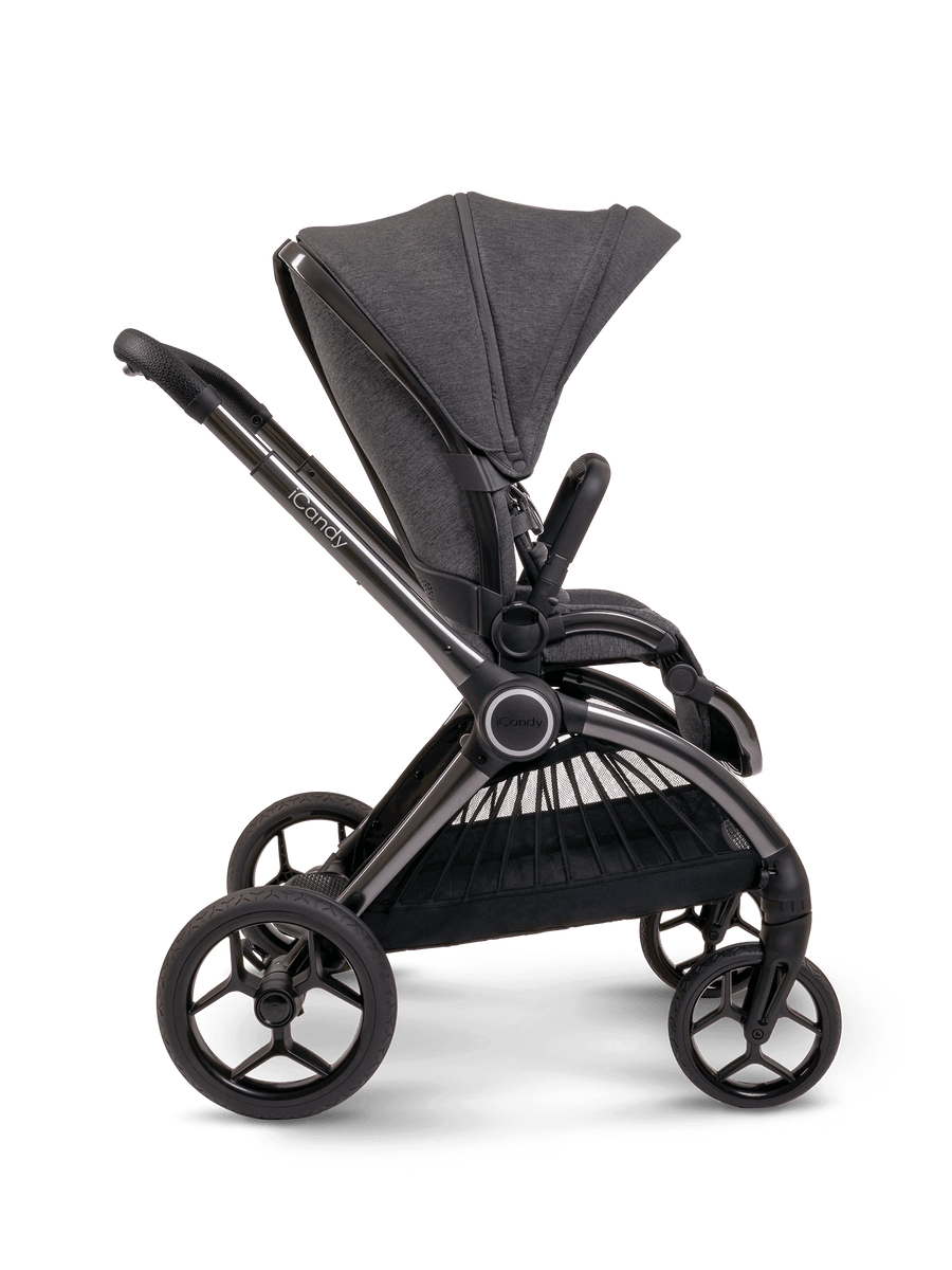 Core Dark Grey Pushchair and Carrycot - Car Seat Bundle