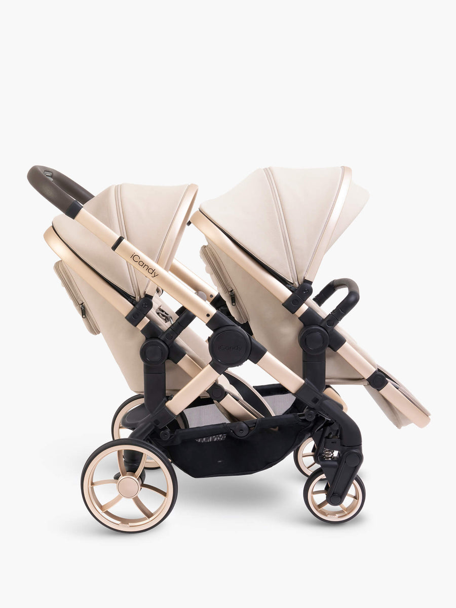 Peach 7 Biscotti Pushchair and Carrycot - Double