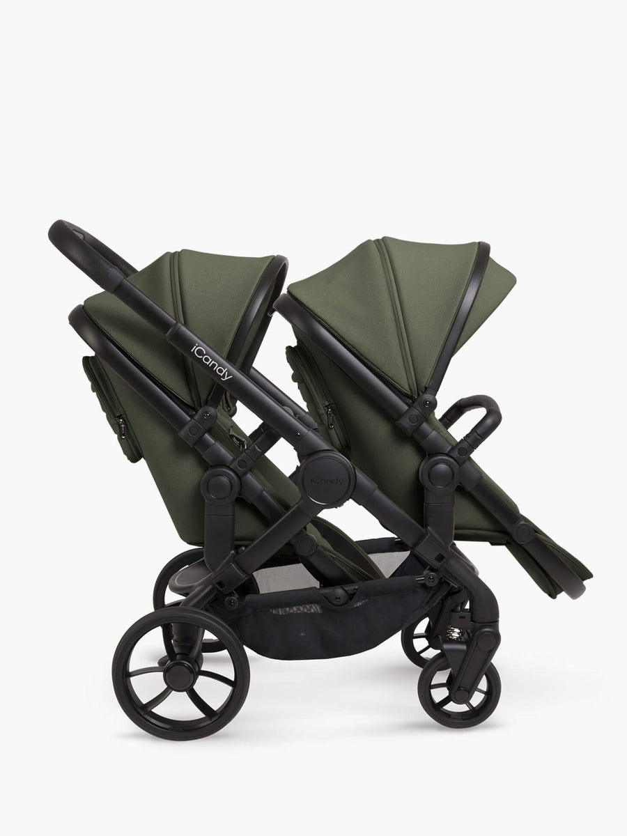Peach 7 Ivy Pushchair and Carrycot - Double