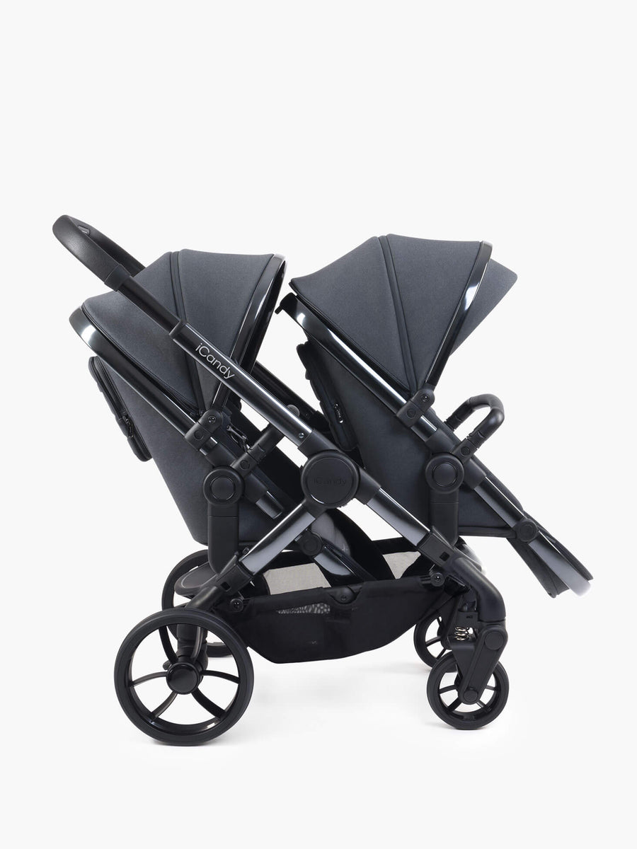 Peach 7 Truffle Pushchair and Carrycot - Double