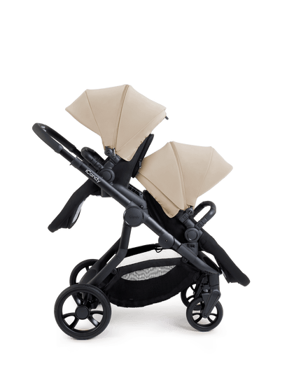 Orange 4 Latte Pushchair Bundle - Twin