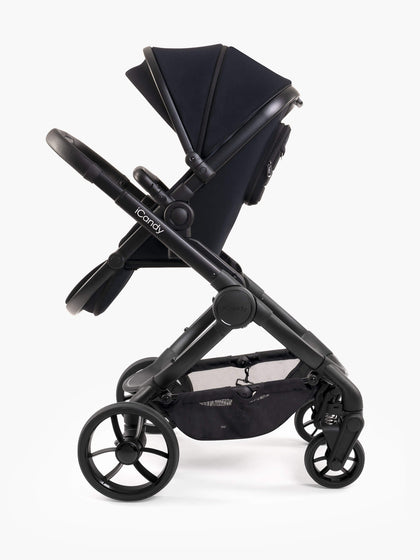 Peach 7 Black Pushchair and Carrycot - Complete Bundle