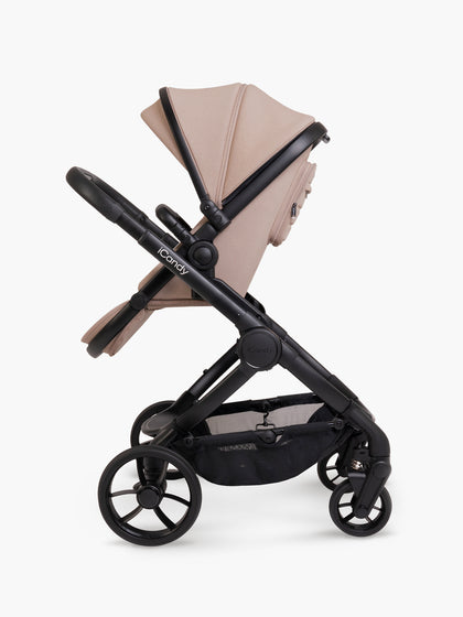 iCandy Peach Pushchair and Carrycot Complete Car Seat Bundle