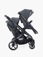 Peach 7 Dark Grey Pushchair and Carrycot - Double
