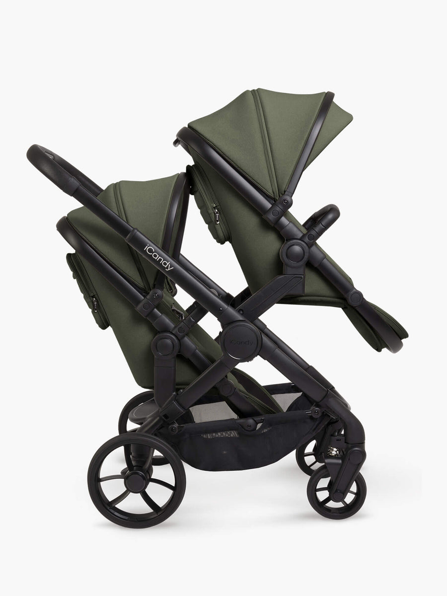 Peach 7 Ivy Pushchair and Carrycot - Double