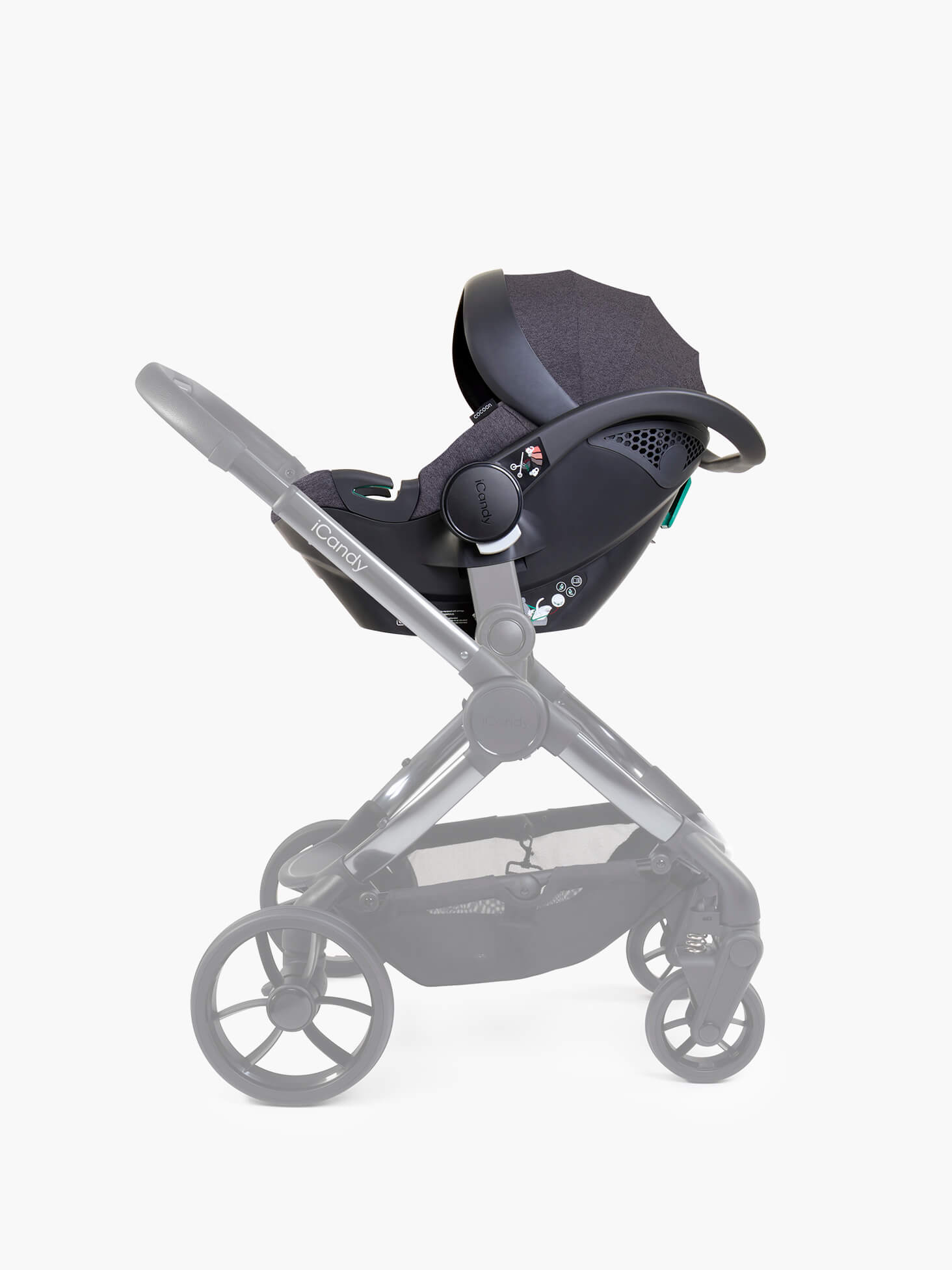 iCandy Cocoon Car Seat and Base Dark Grey iCandy World
