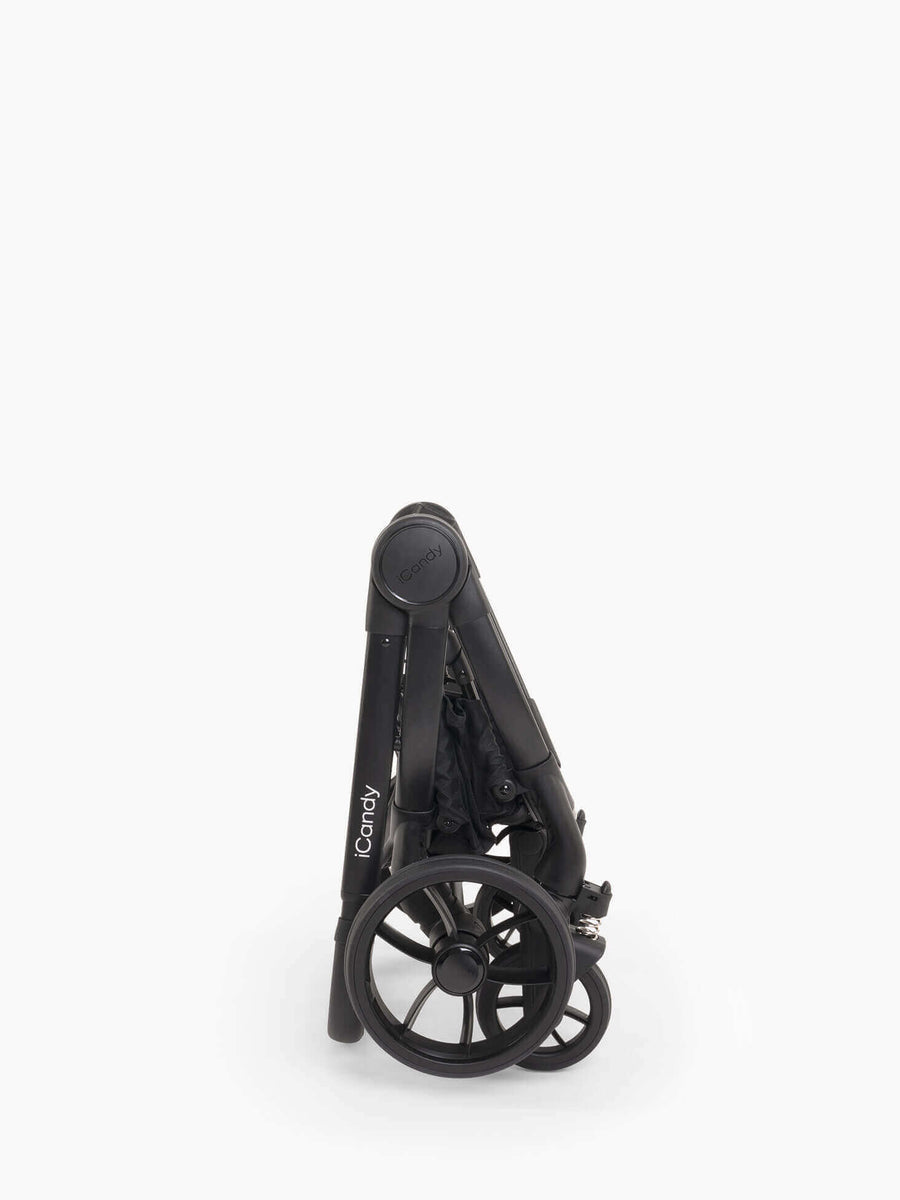 Peach 7 Black Pushchair and Carrycot - Double