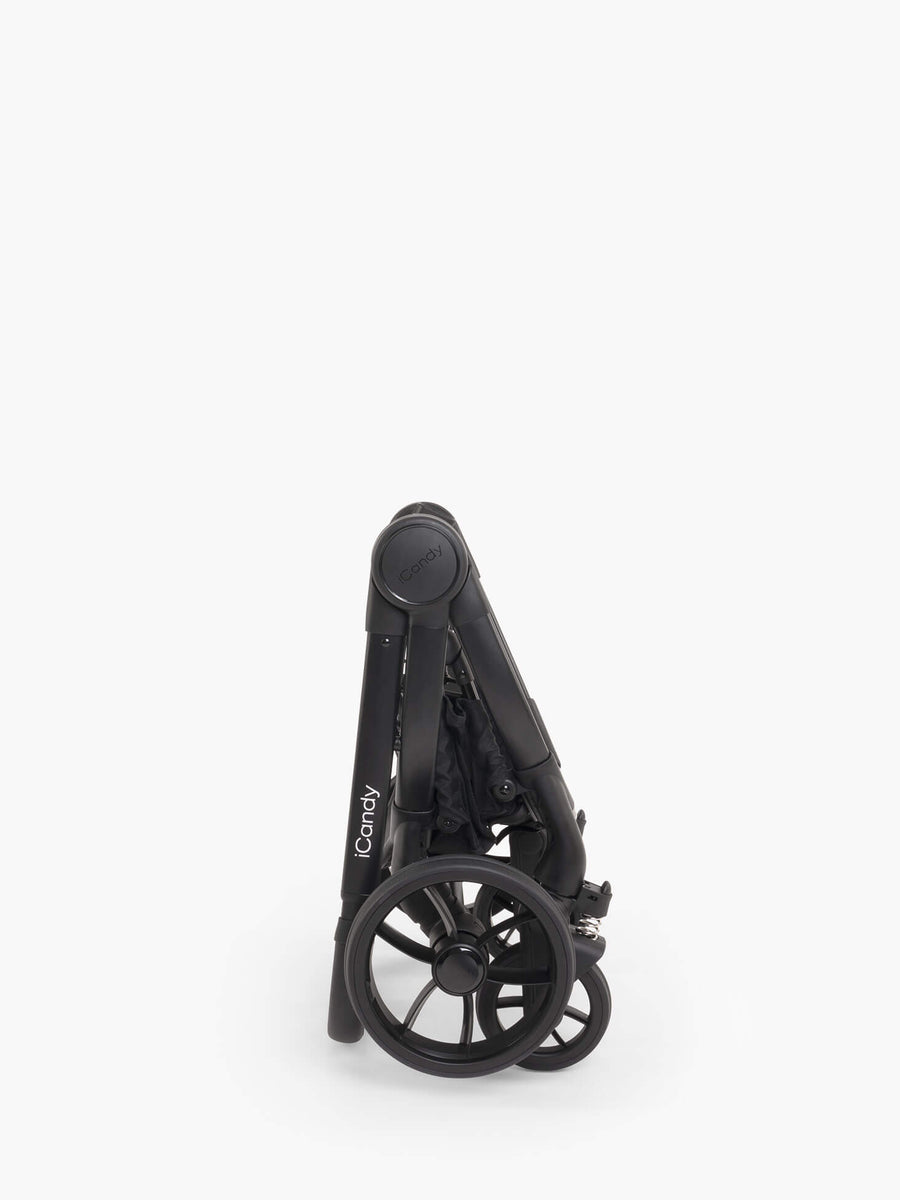 Peach 7 Black Pushchair and Carrycot - Complete Bundle