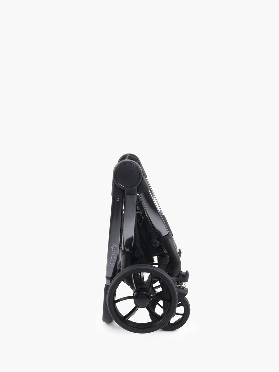 Peach 7 Dark Grey Pushchair and Carrycot - Complete Car Seat Bundle