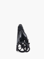Peach 7 Dark Grey Pushchair and Carrycot