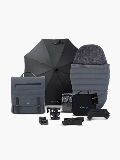 Peach 7 Truffle Pushchair and Carrycot - Complete Bundle