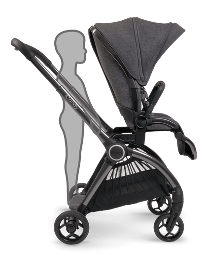 Core Single Pushchair Carrycot in Dark Grey iCandy iCandy World