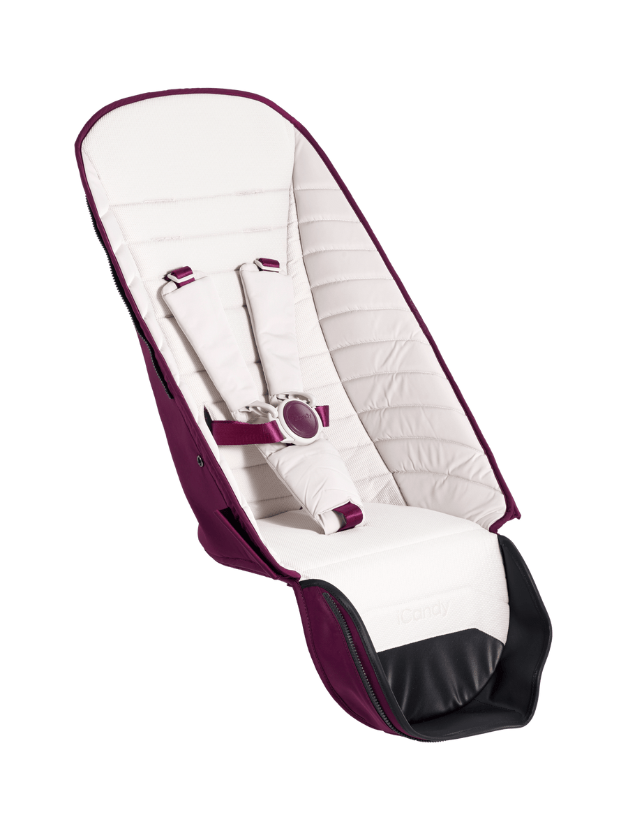 Peach 5 Damson 2nd Seat Fabric